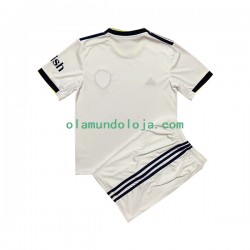 Camisola Leeds United Criança Equipamento Primeiro 2022-2023 Manga Curta